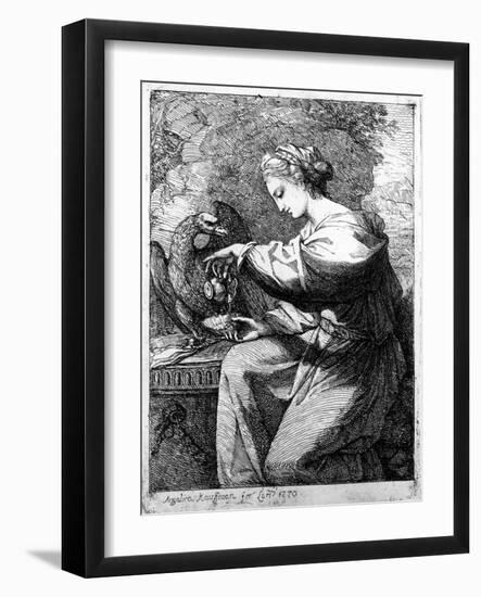 Hebe, 1770-Angelica Kauffmann-Framed Giclee Print