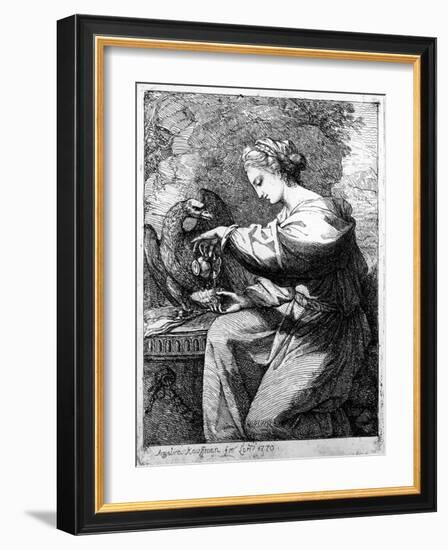 Hebe, 1770-Angelica Kauffmann-Framed Giclee Print