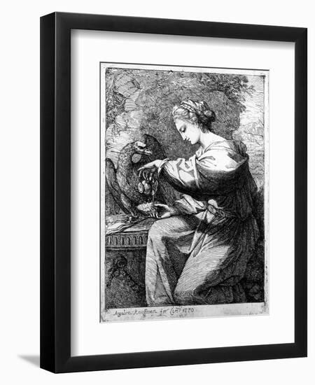 Hebe, 1770-Angelica Kauffmann-Framed Giclee Print