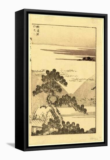 Hebi Taiji No Fuji-Katsushika Hokusai-Framed Premier Image Canvas