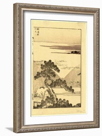 Hebi Taiji No Fuji-Katsushika Hokusai-Framed Giclee Print