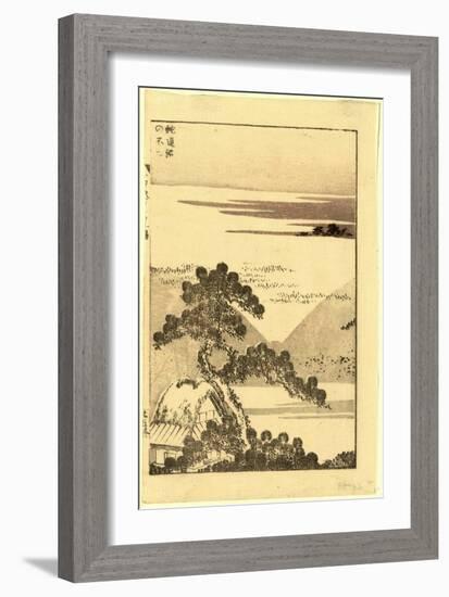 Hebi Taiji No Fuji-Katsushika Hokusai-Framed Giclee Print