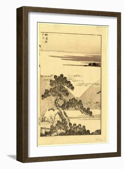 Hebi Taiji No Fuji-Katsushika Hokusai-Framed Giclee Print