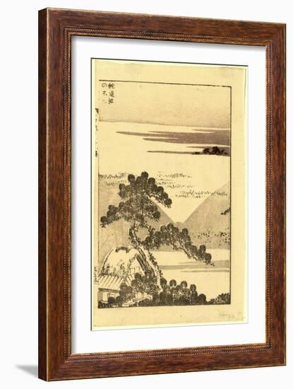 Hebi Taiji No Fuji-Katsushika Hokusai-Framed Giclee Print