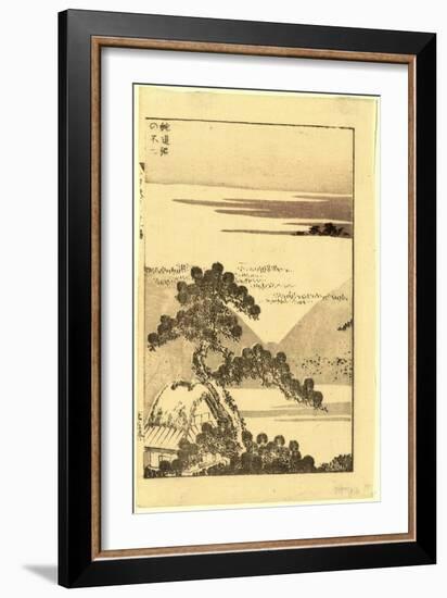 Hebi Taiji No Fuji-Katsushika Hokusai-Framed Giclee Print