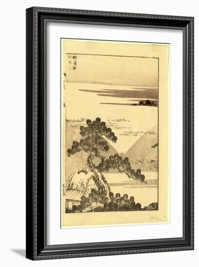 Hebi Taiji No Fuji-Katsushika Hokusai-Framed Giclee Print