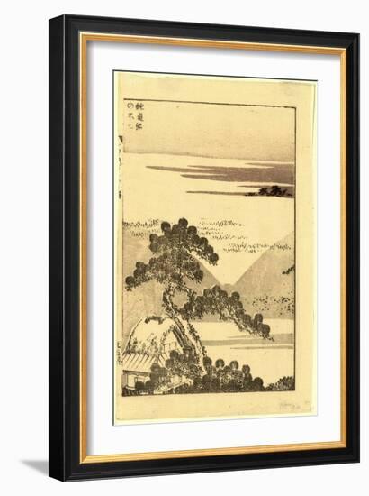 Hebi Taiji No Fuji-Katsushika Hokusai-Framed Giclee Print