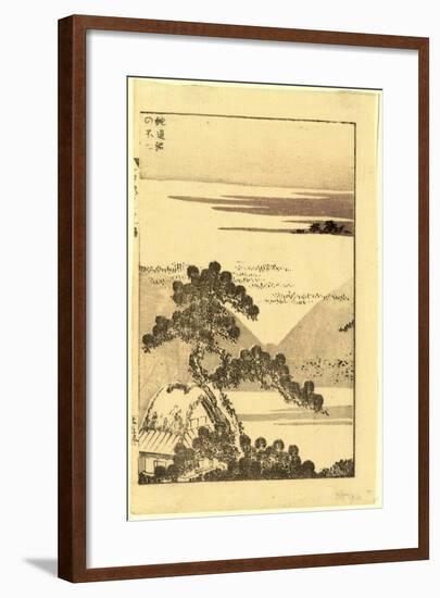 Hebi Taiji No Fuji-Katsushika Hokusai-Framed Giclee Print