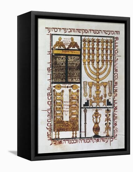 Hebrew Bible, 1299-null-Framed Stretched Canvas