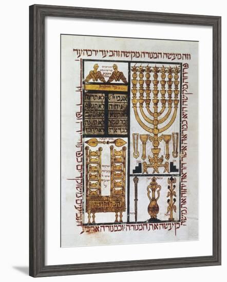Hebrew Bible, 1299-null-Framed Art Print