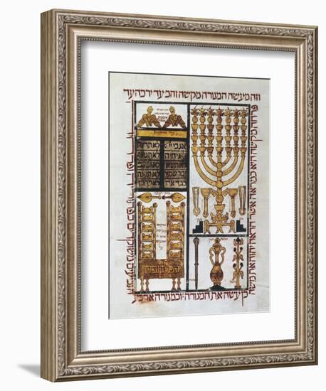 Hebrew Bible, 1299-null-Framed Art Print