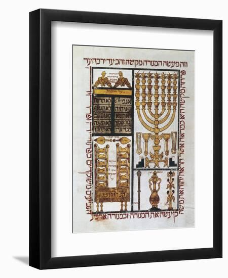 Hebrew Bible, 1299-null-Framed Art Print