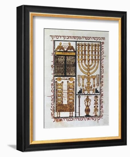 Hebrew Bible, 1299-null-Framed Art Print