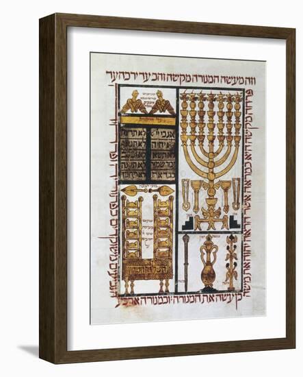 Hebrew Bible, 1299-null-Framed Art Print