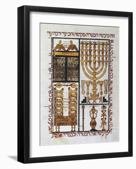 Hebrew Bible, 1299-null-Framed Art Print