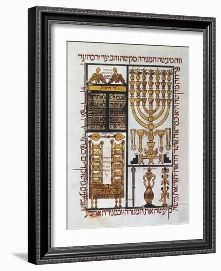 Hebrew Bible, 1299-null-Framed Art Print