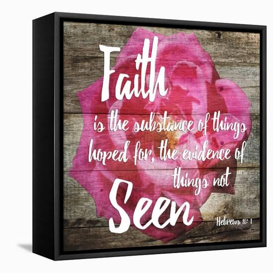 Hebrews 11-1-Sheldon Lewis-Framed Stretched Canvas