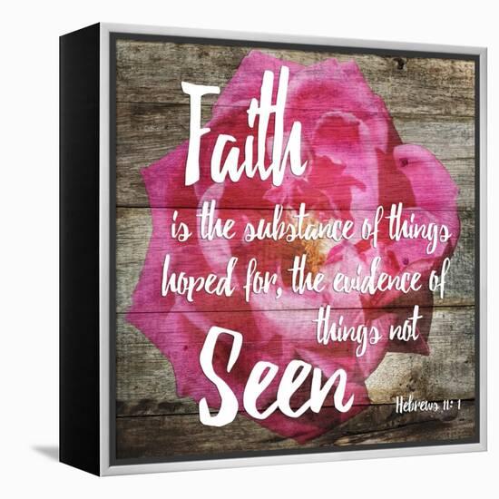 Hebrews 11-1-Sheldon Lewis-Framed Stretched Canvas