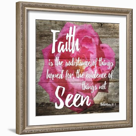 Hebrews 11-1-Sheldon Lewis-Framed Art Print