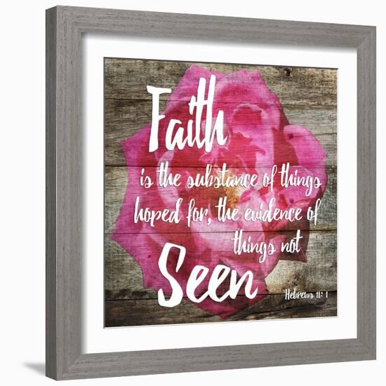 Hebrews 11-1-Sheldon Lewis-Framed Art Print