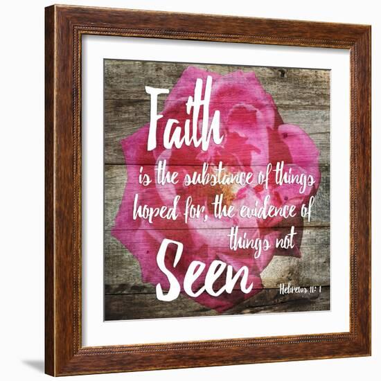 Hebrews 11-1-Sheldon Lewis-Framed Art Print