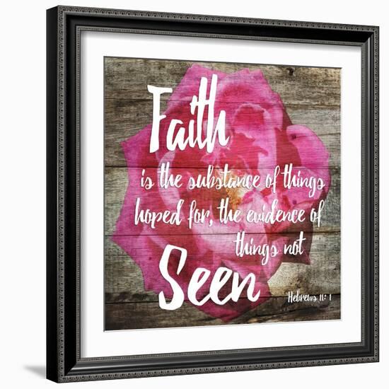 Hebrews 11-1-Sheldon Lewis-Framed Art Print