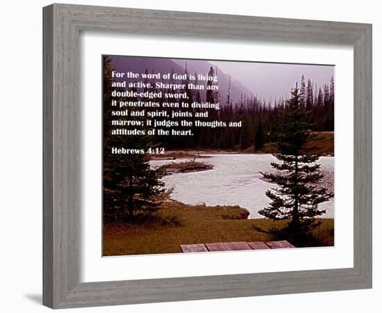 Hebrews 4:12-Ruth Palmer 2-Framed Art Print