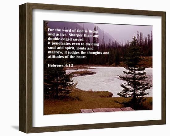 Hebrews 4:12-Ruth Palmer 2-Framed Art Print