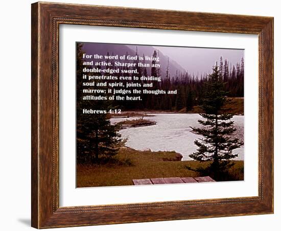 Hebrews 4:12-Ruth Palmer 2-Framed Art Print