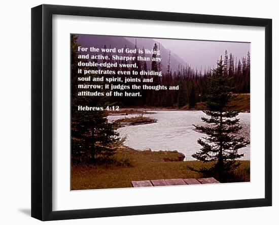 Hebrews 4:12-Ruth Palmer 2-Framed Art Print