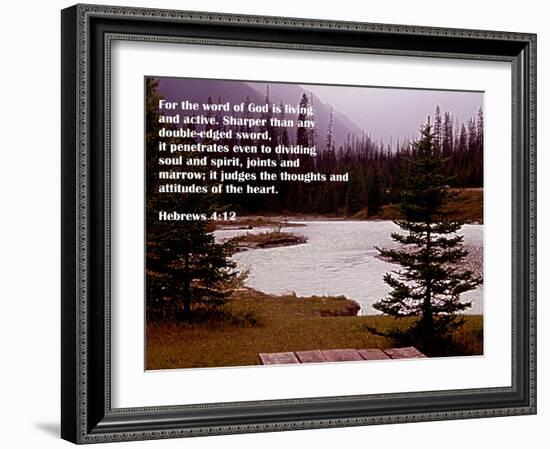 Hebrews 4:12-Ruth Palmer 2-Framed Art Print