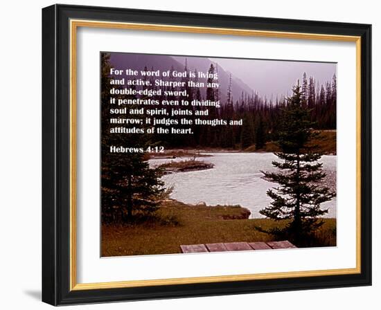 Hebrews 4:12-Ruth Palmer 2-Framed Art Print