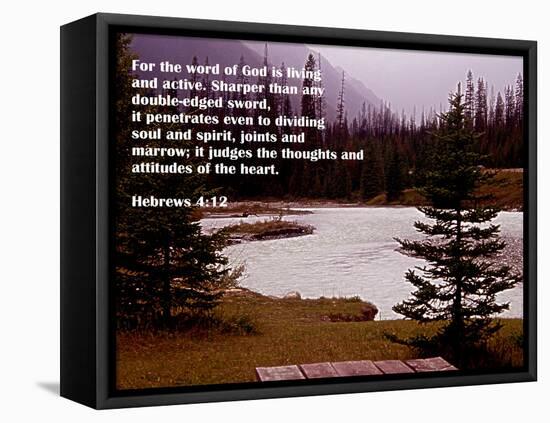 Hebrews 4:12-Ruth Palmer 2-Framed Stretched Canvas