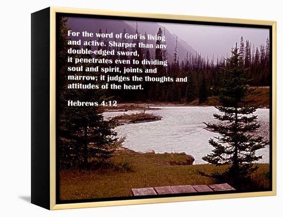 Hebrews 4:12-Ruth Palmer 2-Framed Stretched Canvas