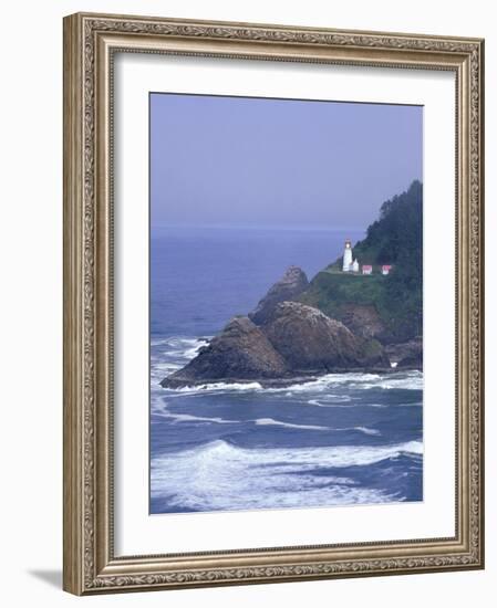 Heceta Head Lighthouse on Heceta Head, Oregon, USA-Jamie & Judy Wild-Framed Photographic Print