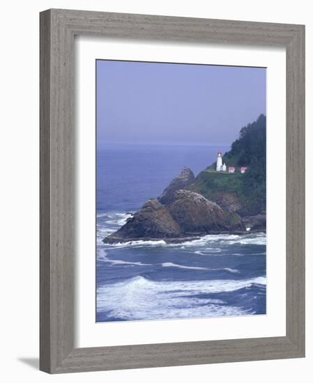 Heceta Head Lighthouse on Heceta Head, Oregon, USA-Jamie & Judy Wild-Framed Photographic Print