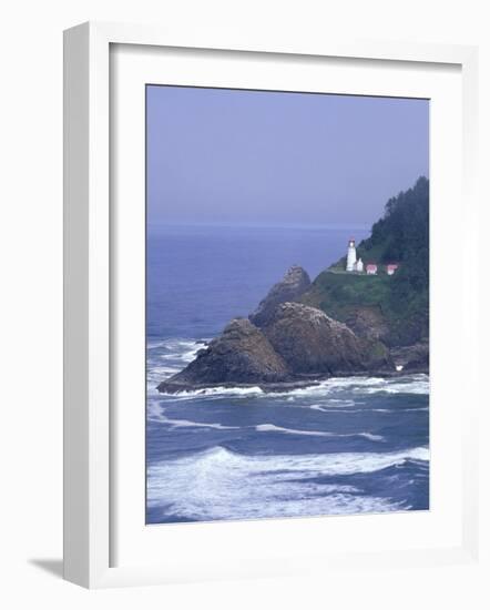 Heceta Head Lighthouse on Heceta Head, Oregon, USA-Jamie & Judy Wild-Framed Photographic Print