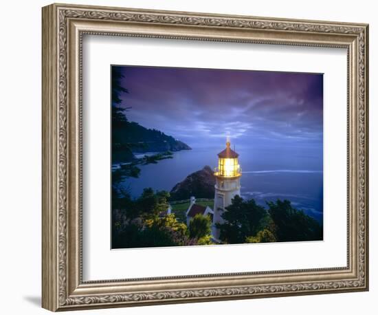 Heceta Head Lighthouse, Oregon Coast, Oregon, USA-Stuart Westmorland-Framed Photographic Print