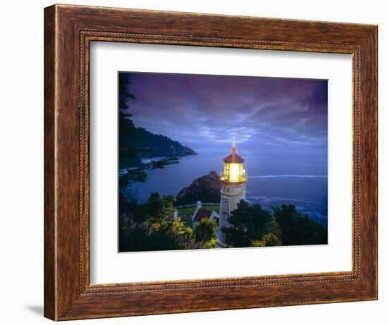 Heceta Head Lighthouse, Oregon Coast, Oregon, USA-Stuart Westmorland-Framed Photographic Print