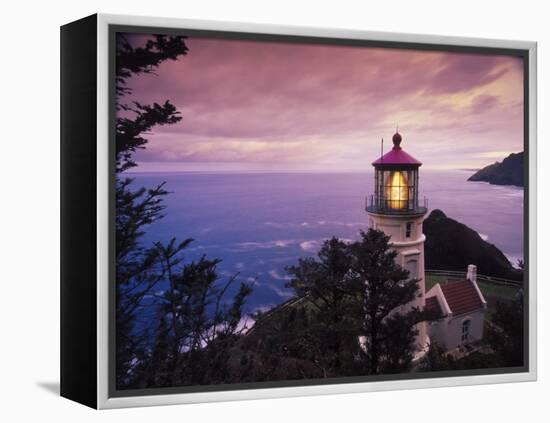 Heceta Head Lighthouse, Oregon Coast-Stuart Westmorland-Framed Premier Image Canvas