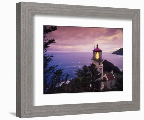 Heceta Head Lighthouse, Oregon Coast-Stuart Westmorland-Framed Photographic Print