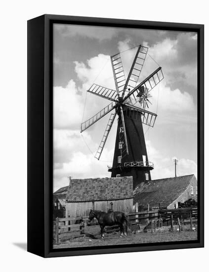 Heckington Windmill-J. Chettlburgh-Framed Premier Image Canvas