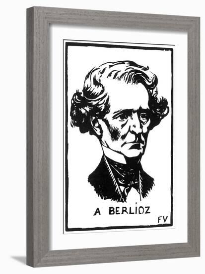 Hector Berlioz (1803-186), 1891-Felix Edouard Vallotton-Framed Giclee Print