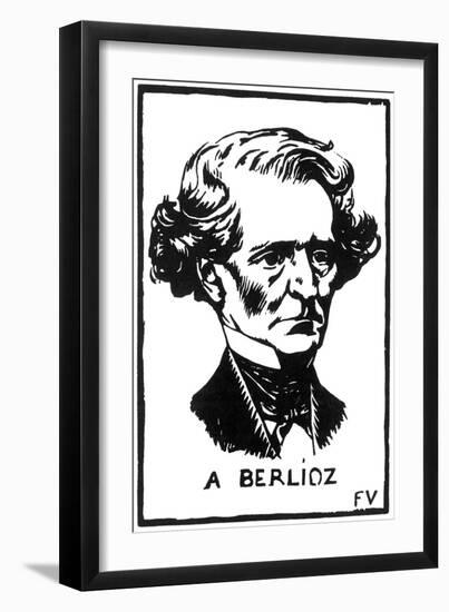 Hector Berlioz (1803-186), 1891-Felix Edouard Vallotton-Framed Giclee Print