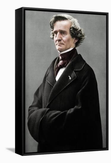 Hector Berlioz (1803-1869), French Romantic composer-Nadar-Framed Stretched Canvas