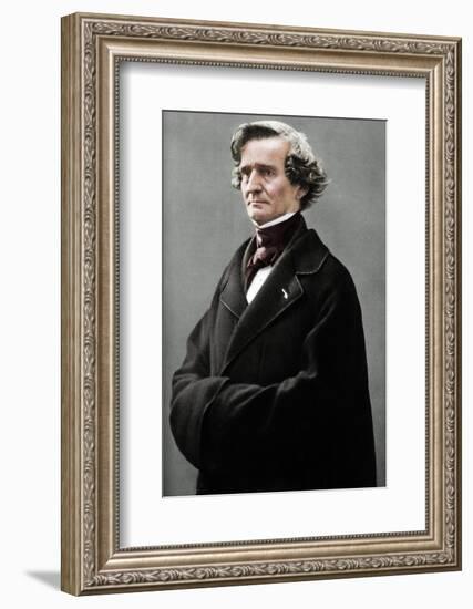 Hector Berlioz (1803-1869), French Romantic composer-Nadar-Framed Photographic Print