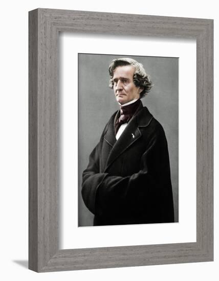 Hector Berlioz (1803-1869), French Romantic composer-Nadar-Framed Photographic Print