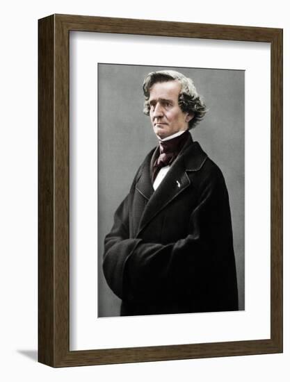 Hector Berlioz (1803-1869), French Romantic composer-Nadar-Framed Photographic Print