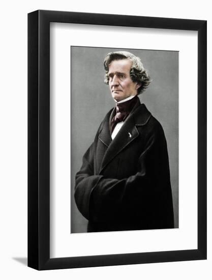 Hector Berlioz (1803-1869), French Romantic composer-Nadar-Framed Photographic Print