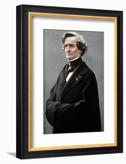 Hector Berlioz (1803-1869), French Romantic composer-Nadar-Framed Photographic Print